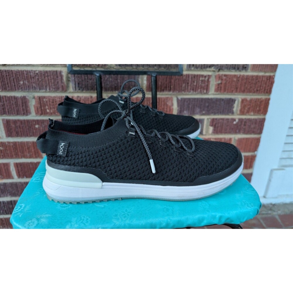 TRUE Linkswear True Lux Sport Waterproof Golf Shoes Black Knit Spikeless Mens 14